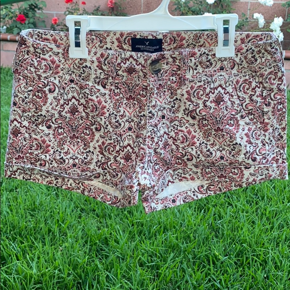 Printed American Eagle short shorts